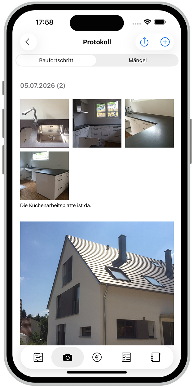Photo protocol screenshot