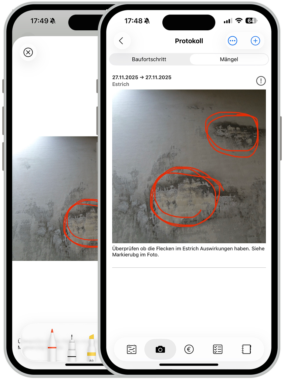 Photo protocol screenshot